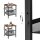 SONGMICS Beistelltische-Set rechteckig MDF-Platte braun, 2 St.