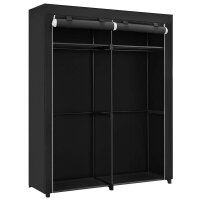 SONGMICS Stoffschrank, RYG02BK schwarz 140,0 x 43,0 x...