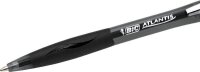 BIC Kugelschreiber ATLANTIS Soft schwarz/transparent, Schreibfarbe: schwarz, 1 St.