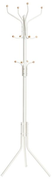 SONGMICS Kleiderständer RCR19W weiß Metall 12 Haken 44,0 x 182,0 cm, 1 St.