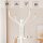 SONGMICS Kleiderständer RCR19W weiß Metall 12 Haken 44,0 x 182,0 cm, 1 St.