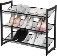 SONGMICS Schuhregal schwarz 74,0 x 30,7 x 62,8 cm, 1 St.