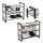 SONGMICS Schuhregal schwarz 74,0 x 30,7 x 62,8 cm, 1 St.
