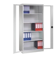 CP Stahlschrank 8920-055 S10117 lichtgrau, Acrylglas 4...