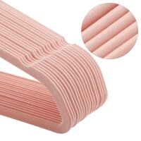 SONGMICS Kleiderbügel rosa, 50 St.