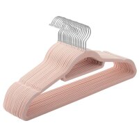 SONGMICS Kleiderbügel rosa, 50 St.