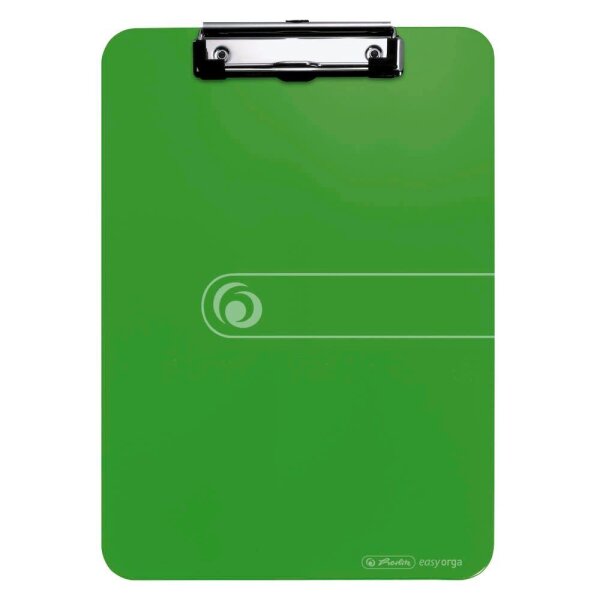 herlitz Klemmbrett easy orga 100436088 DIN A4 apfel Kunststoff, 1 St.