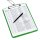 herlitz Klemmbrett easy orga 100436088 DIN A4 apfel Kunststoff, 1 St.