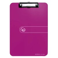 herlitz Klemmbrett easy orga 300000725 DIN A4 opak beere...