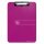 herlitz Klemmbrett easy orga 300000725 DIN A4 opak beere Kunststoff, 1 St.
