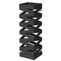SONGMICS Schirmständer LUC16B schwarz, Metall