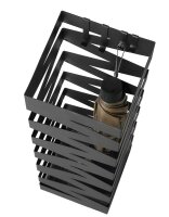 SONGMICS Schirmständer LUC16B schwarz, Metall