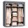SONGMICS Stoffschrank, RYG12G grau 150,0 x 45,0 x 175,0 cm, 1 St.