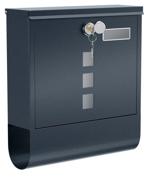 SONGMICS Briefkasten GMB20AG anthrazit