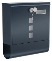 SONGMICS Briefkasten GMB20AG anthrazit