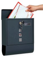 SONGMICS Briefkasten GMB20AG anthrazit