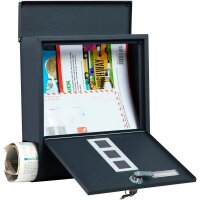 SONGMICS Briefkasten GMB20AG anthrazit