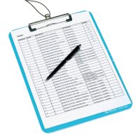 herlitz Klemmbrett easy orga 300000675 DIN A4 transparent...