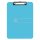 herlitz Klemmbrett easy orga 300000675 DIN A4 transparent blau Kunststoff, 1 St.