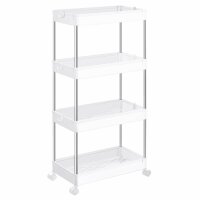 SONGMICS Nischenwagen weiß 42,0 x 22,5 x 87,0 cm