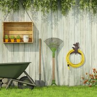 relaxdays Gartenschlauchhalter
