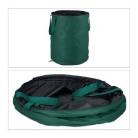 relaxdays Gartenabfallsäcke 160,0 l grün, 3 St.