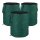 relaxdays Gartenabfallsäcke 160,0 l grün, 3 St.