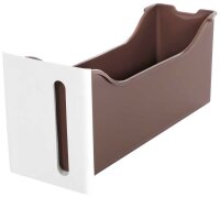 SONGMICS Nischenwagen weiß, braun 17,0 x 45,0 x 83,0 cm