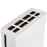 SONGMICS Nischenwagen weiß, braun 17,0 x 45,0 x 83,0 cm