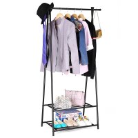 SONGMICS Kleiderständer HSR05BV1 schwarz Metall 87,5...