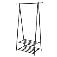 SONGMICS Kleiderständer HSR05BV1 schwarz Metall 87,5 x 155,0 cm, 1 St.