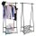 SONGMICS Kleiderständer HSR05BV1 schwarz Metall 87,5 x 155,0 cm, 1 St.