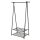 SONGMICS Kleiderständer HSR05BV1 schwarz Metall 87,5 x 155,0 cm, 1 St.