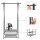 SONGMICS Kleiderständer HSR05BV1 schwarz Metall 87,5 x 155,0 cm, 1 St.