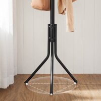 SONGMICS Kleiderständer RCR19B schwarz Metall 12 Haken 44,0 x 182,0 cm, 1 St.