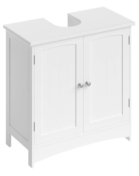 VASAGLE Waschtischunterschrank ohne Waschbecken BBC01WT weiß 60,0 x 30,0 x 60,0 cm