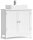 VASAGLE Waschtischunterschrank ohne Waschbecken BBC01WT weiß 60,0 x 30,0 x 60,0 cm