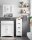VASAGLE Waschtischunterschrank ohne Waschbecken BBC01WT weiß 60,0 x 30,0 x 60,0 cm
