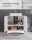 VASAGLE Waschtischunterschrank ohne Waschbecken BBC01WT weiß 60,0 x 30,0 x 60,0 cm