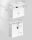 VASAGLE Waschtischunterschrank ohne Waschbecken BBC02WT weiß 60,0 x 30,0 x 60,0 cm