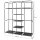 SONGMICS Stoffschrank, RYG12B schwarz 150,0 x 45,0 x 175,0 cm, 1 St.