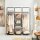 SONGMICS Stoffschrank, RYG12B schwarz 150,0 x 45,0 x 175,0 cm, 1 St.