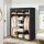 SONGMICS Stoffschrank, RYG12B schwarz 150,0 x 45,0 x 175,0 cm, 1 St.