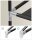 SONGMICS Stoffschrank, RXJ10H01 schwarz 58,0 x 28,0 x 160,0 cm, 1 St.