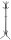 SONGMICS Kleiderständer RCR17B schwarz Metall 8 Haken 49,0 x 176,0 cm, 1 St.
