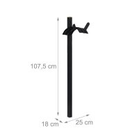 relaxdays Gartenschlauchhalter für 61,0 m