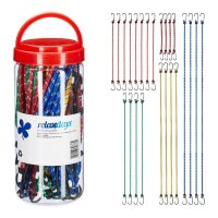 relaxdays Spanngurt 26,5 - 93,0 cm, 24 St.