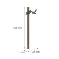 relaxdays Gartenschlauchhalter für 61,0 m  (...