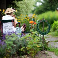 relaxdays Gartenschlauchhalter für 61,0 m  ( 10033044_0 )