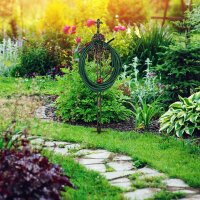 relaxdays Gartenschlauchhalter